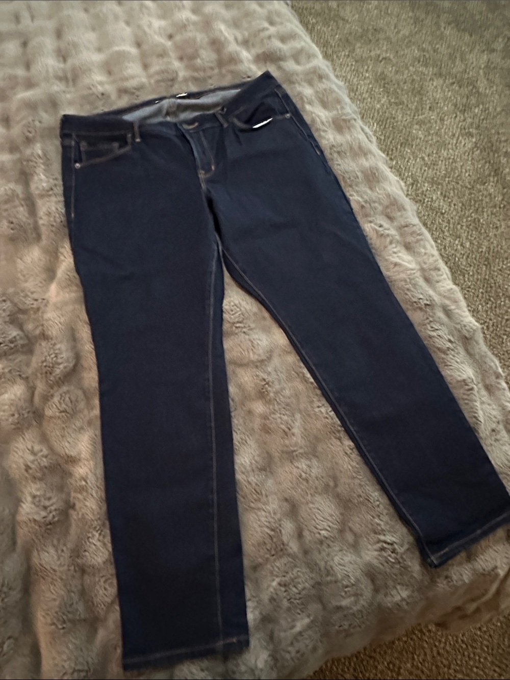Old Navy 16 Power Slim Straight Mid Rise